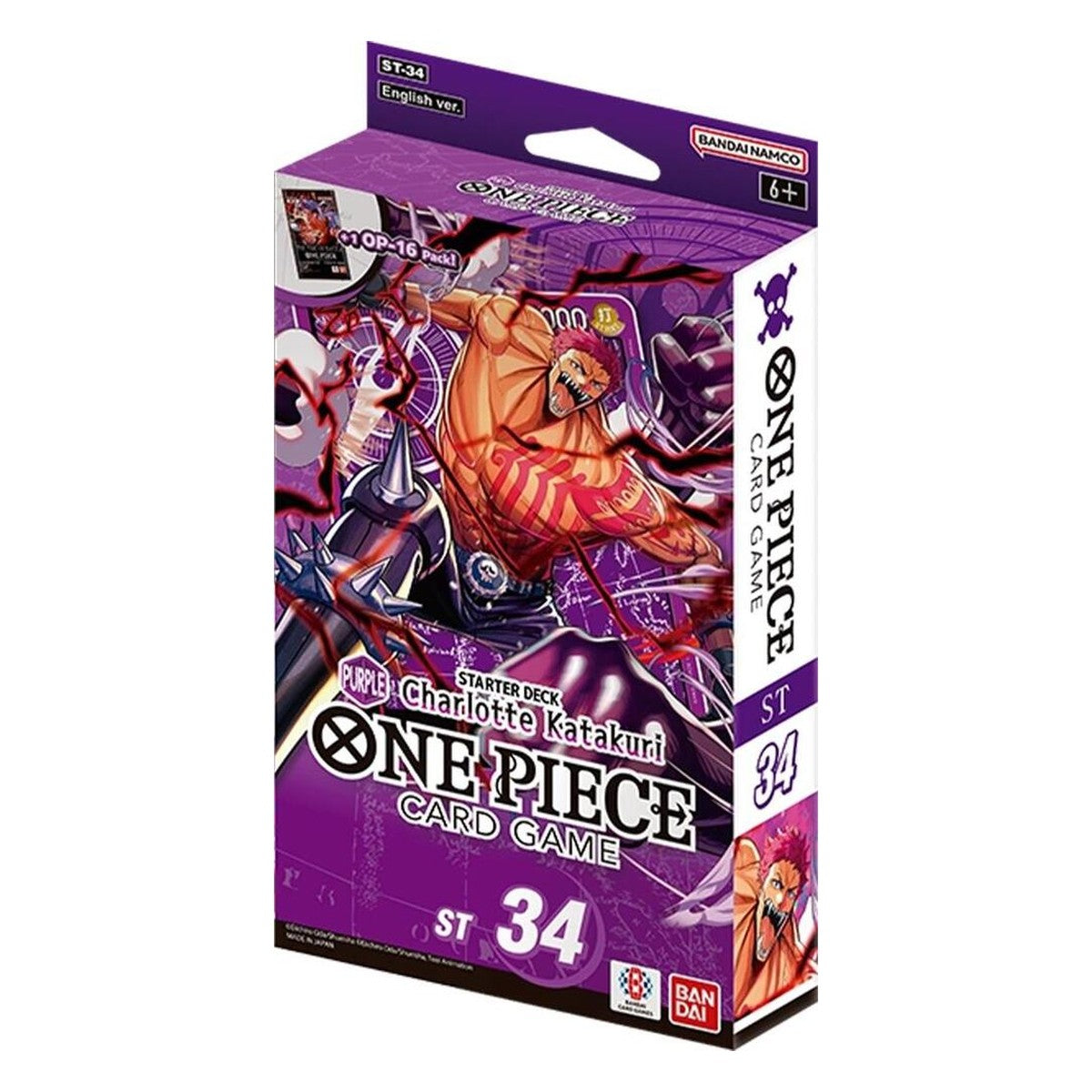Starter Deck PURPLE Charlotte Katakuri [ST-34] English – One Piece Card Game English sealed product